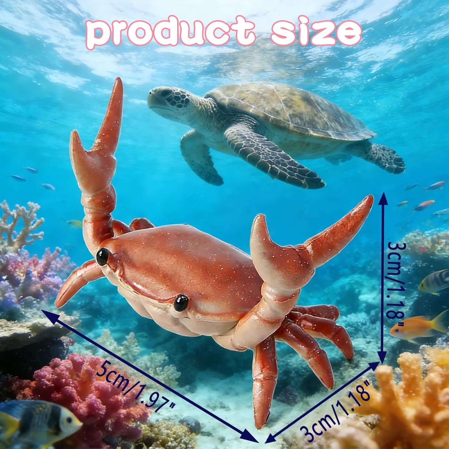 Lightweight 4PCS Crab Shaped Pen Holders - Perfect Gift for Creative Spaces