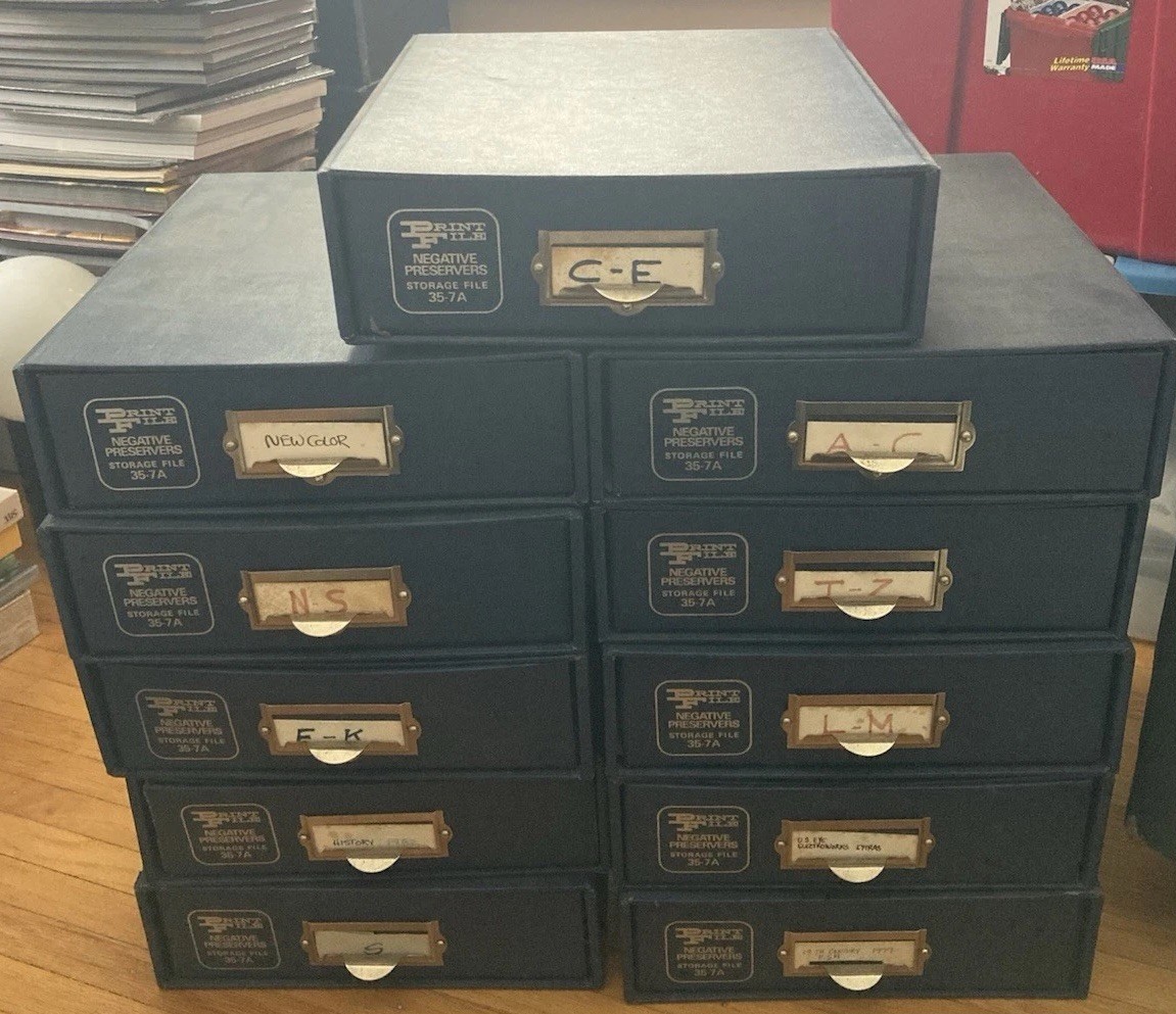 Print File 35mm Negative Preservers 35-7A Archival storage file box camera film