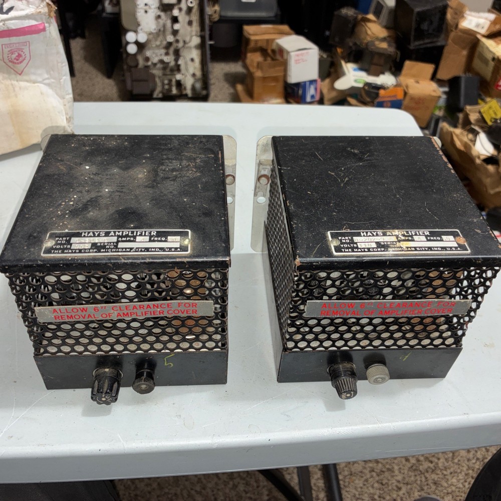 2- Hays Amplifiers Part D-202-9  Tube Type