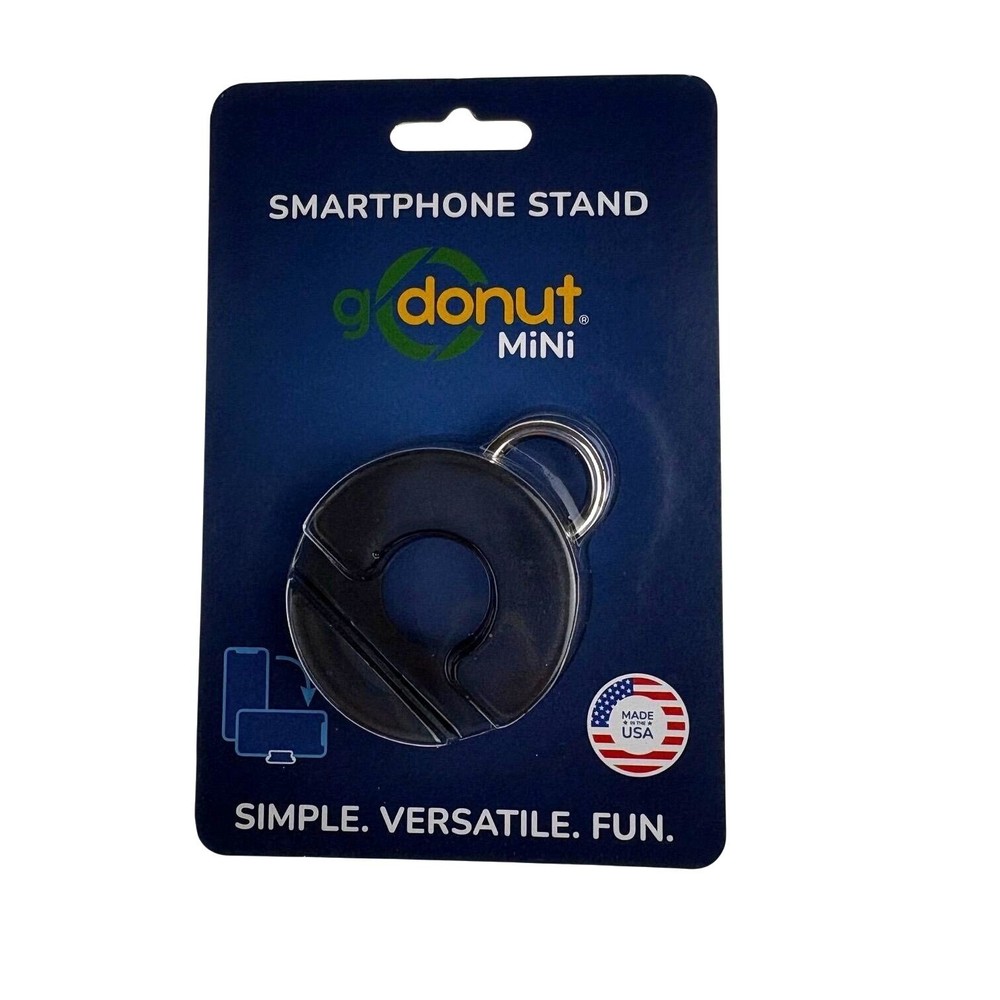 GoDonut Mini Smartphone Stand Simple Versatile Fun Made USA Gift Ring Compact