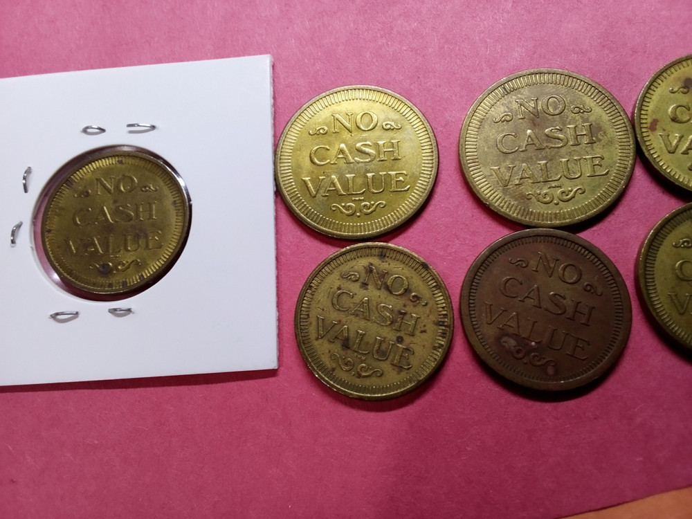 Discovery Zone-tokens (7) Tokens- 2 Sizes
