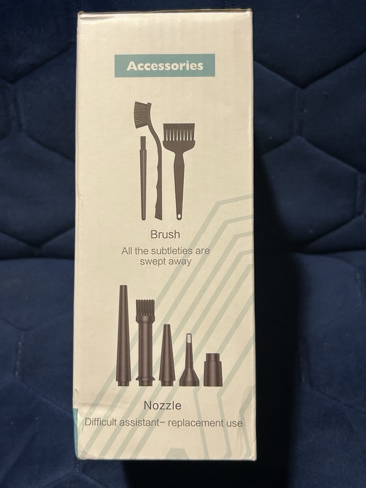 Portable rechargeable air duster