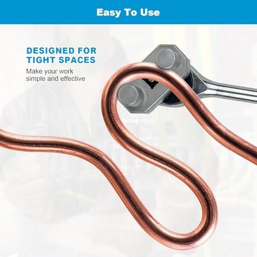 2 Pack Cable Bending Tool - 1/2" Ratchet Connection, 500 MCM Bend, Labor-Saving