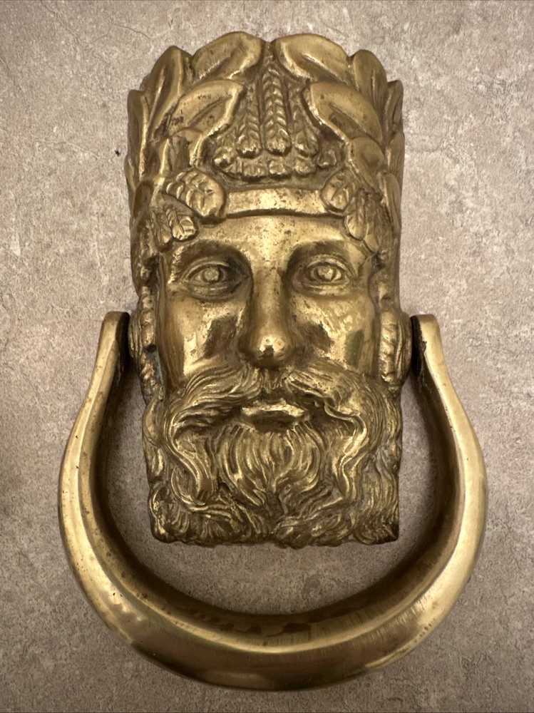 Vintage Northwind Olympian Brass Knocker