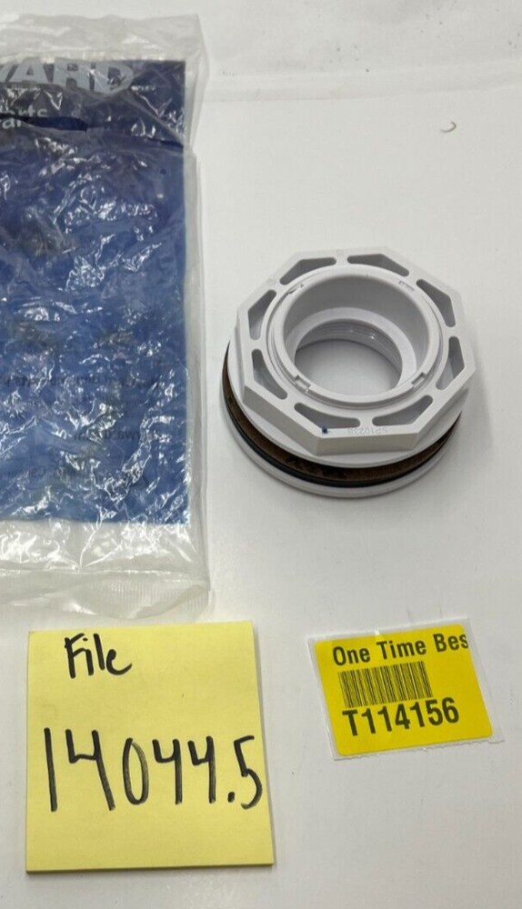 Hayward Wall Fitting Fiberglass SP1023S Locknut Fitting Socket White