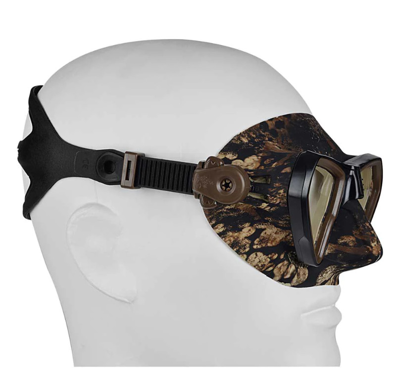 H. DESSAULT ELEMENT MASK WITH CAMERA MOUNT (EARTH CAMO - BROWN)
