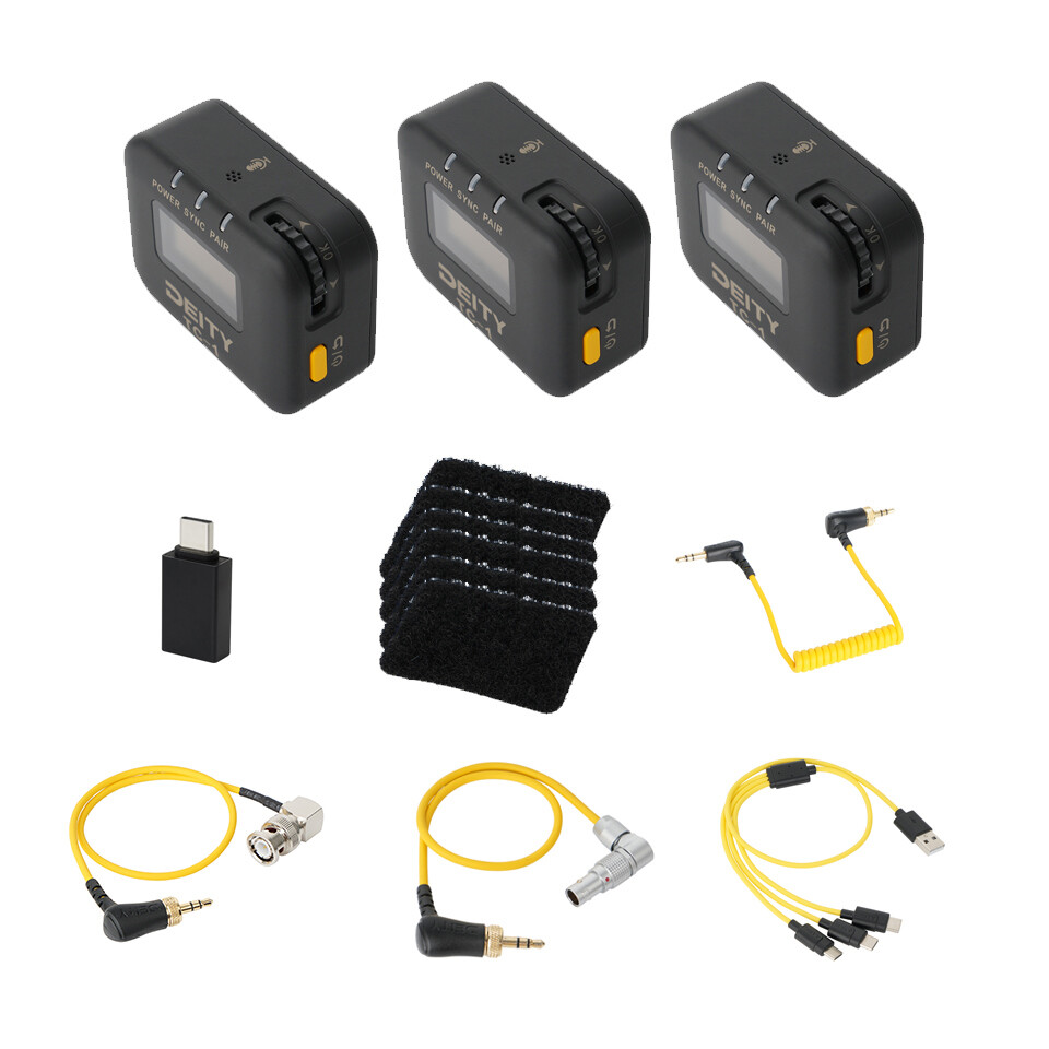 Deity TC-1 Kit Wireless Timecode Box 2.4G Radio 250ft Timecode Accuracy 0.5ppm