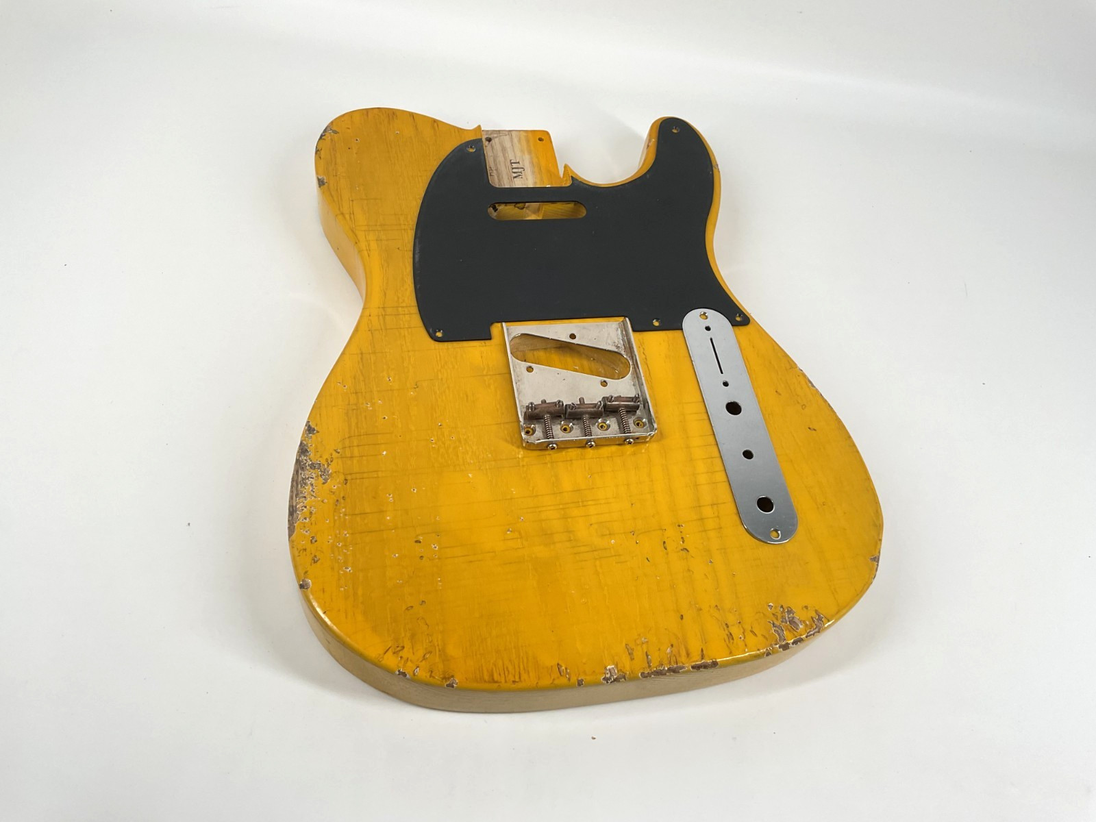 MJT Official Custom Vintage Aged Nitro Guitar Body Mark Jenny VTT Butterscotch