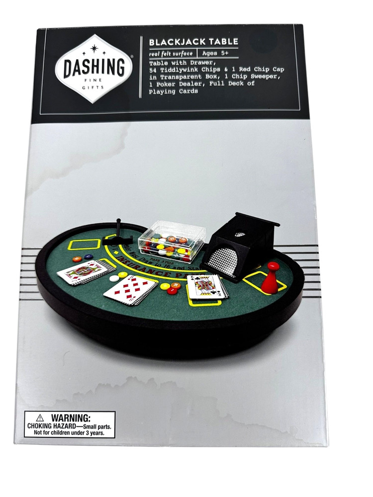 Dashing Brand BlackJack Table Small Tabletop Felt Surface