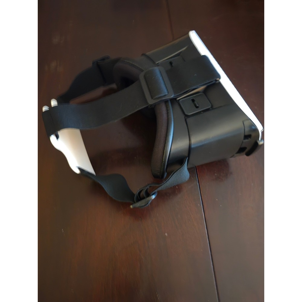 VR BOX Virtual Reality Glasses Headset White Black Adjustable Strap