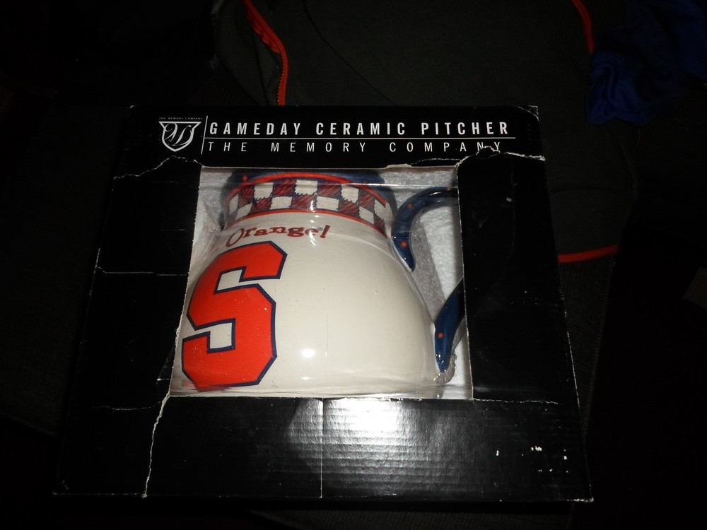 NIB Gameday Ceramic Pitcher Syracuse Orange