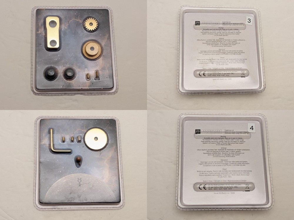 EAGLEMOSS Collections Precision Orrery / Mechanical Solar System | INCOMPLETE