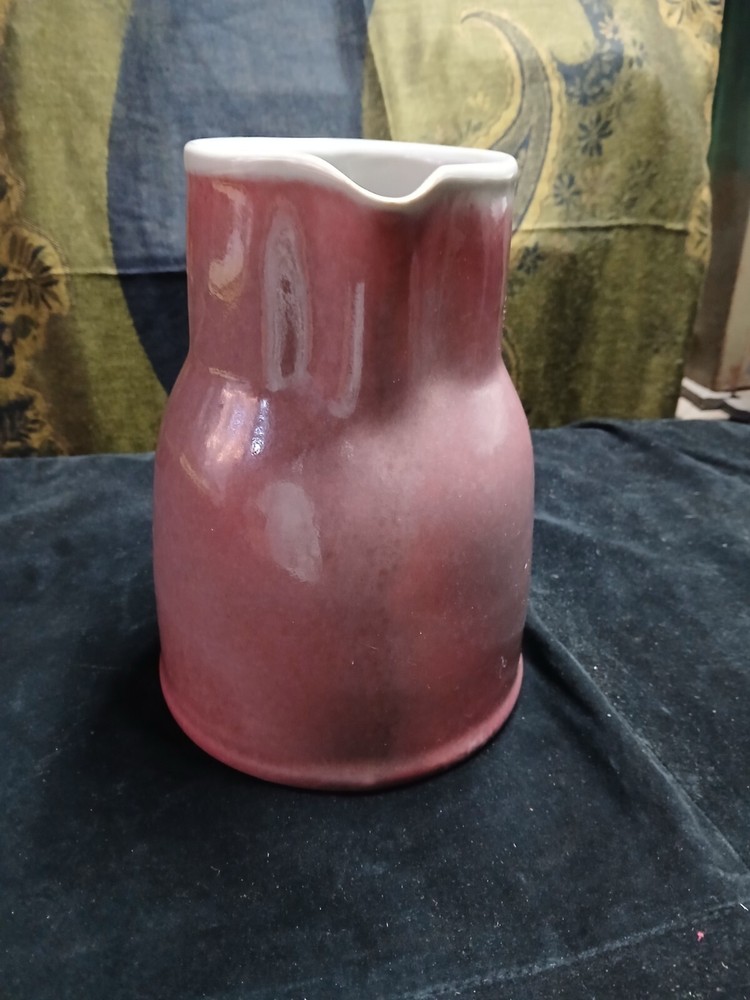 vintage ceramic water pitcher large
