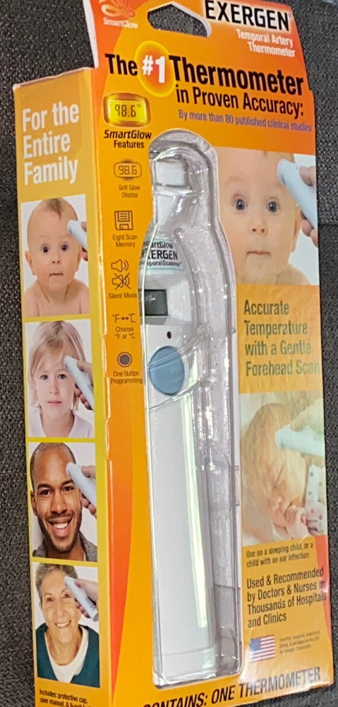 Exergen TemporalScanner Thermometer 🌡 with SmartGlow & One Button Programming