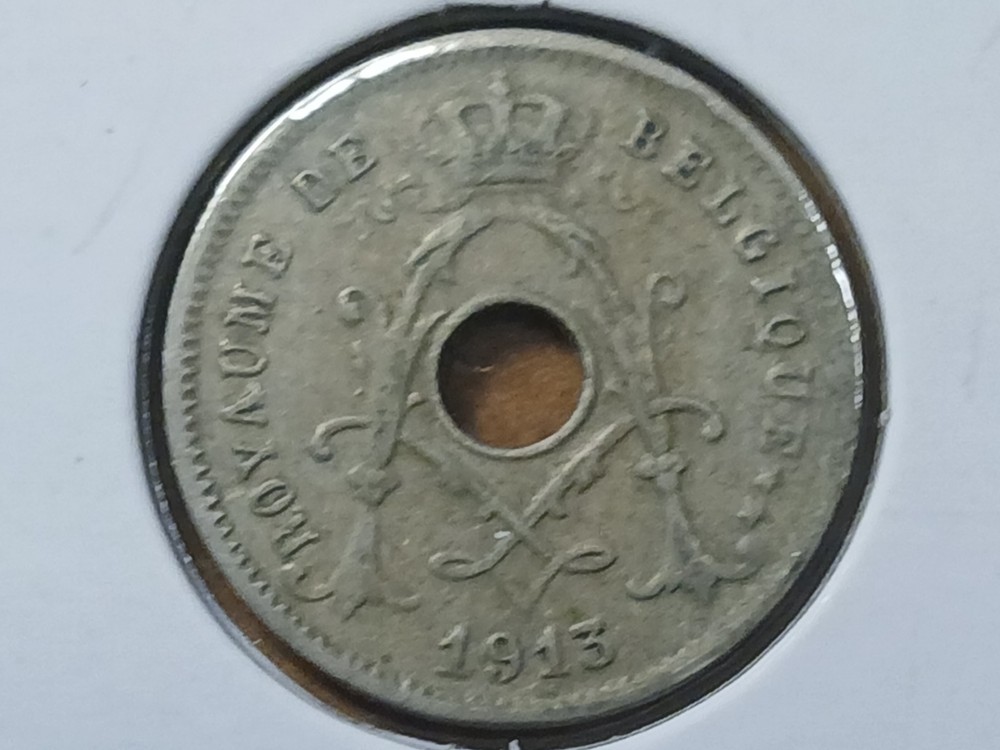 1913 Belgium 5 Centimes