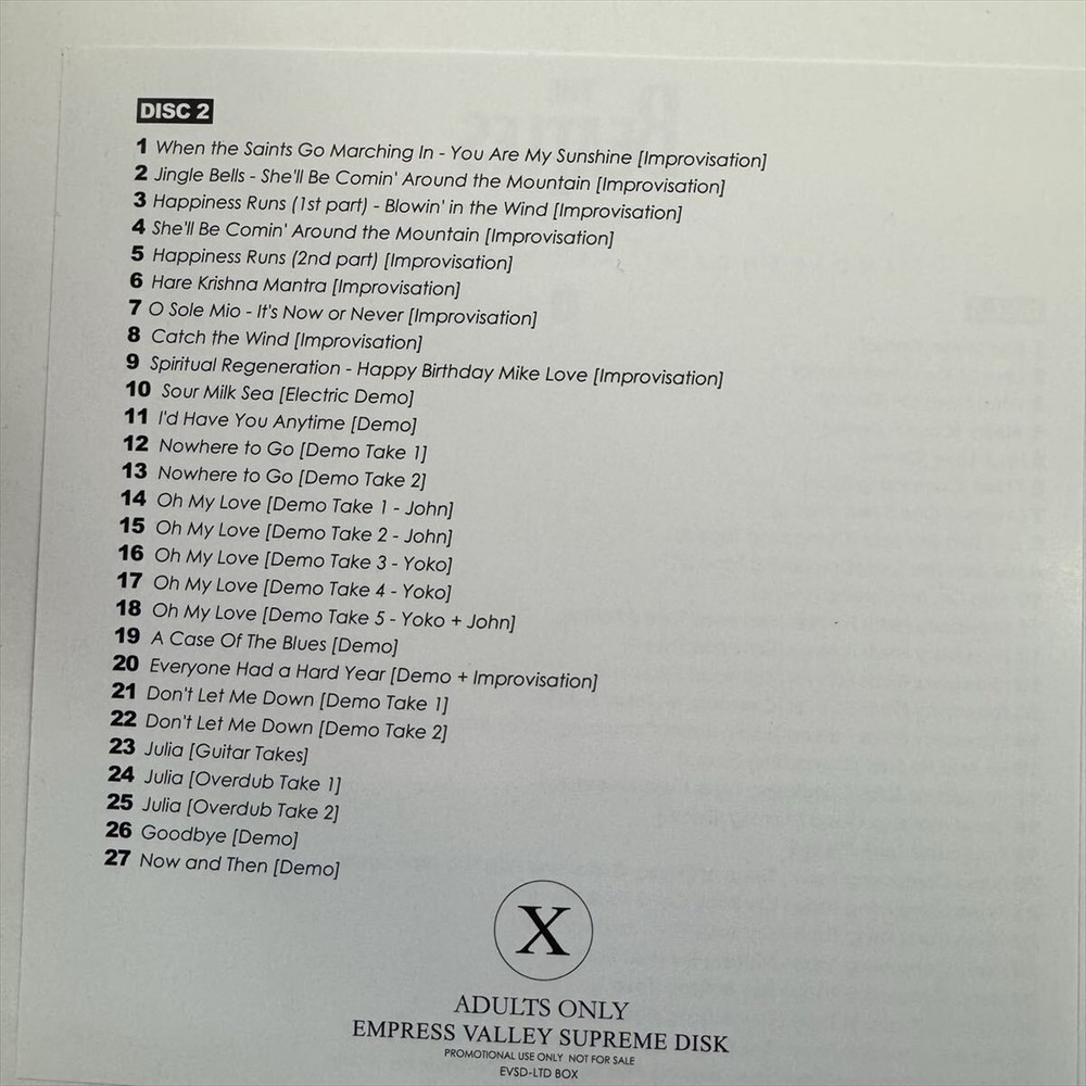 THE BEATLES / ANTHOLOGY 0 / 2CD