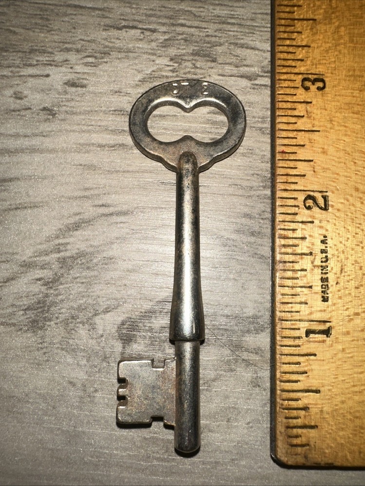 Antique Corbin Skeleton Key #DT 2 Solid Barrel