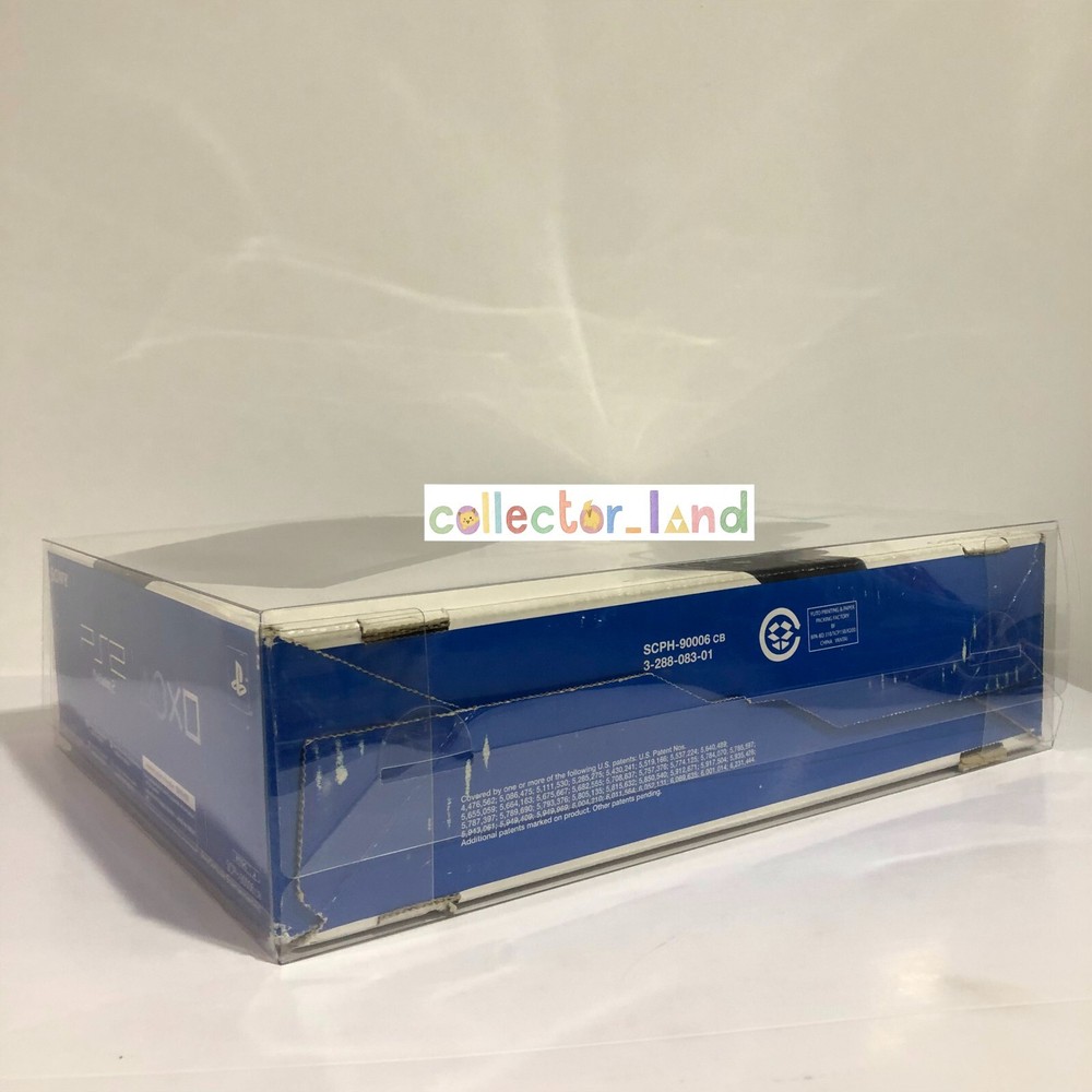 BOX PROTECTOR PS2 90004 Sony PlayStation 2 Ultra Slim Console Clear DISPLAY CASE