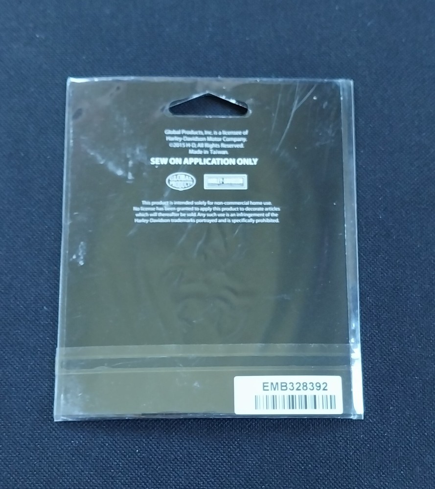 HARLEY DAVIDSON BAR & SHIELD UPWING BROWN EAGLE CLOTH PATCH EMBLEM SEW ON