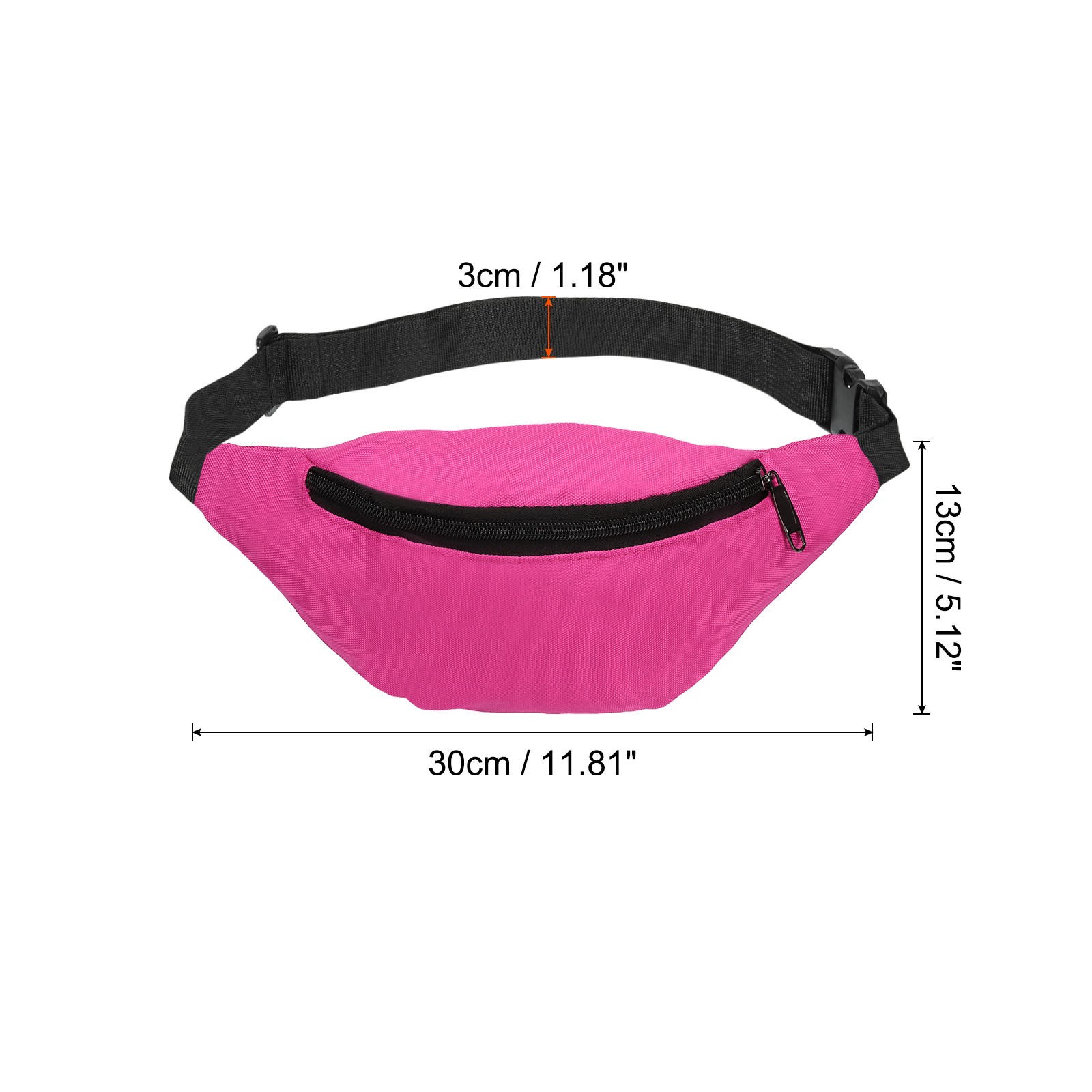 80s Fanny Pack for Women Waist Bag 90s Fanny Pack Pink