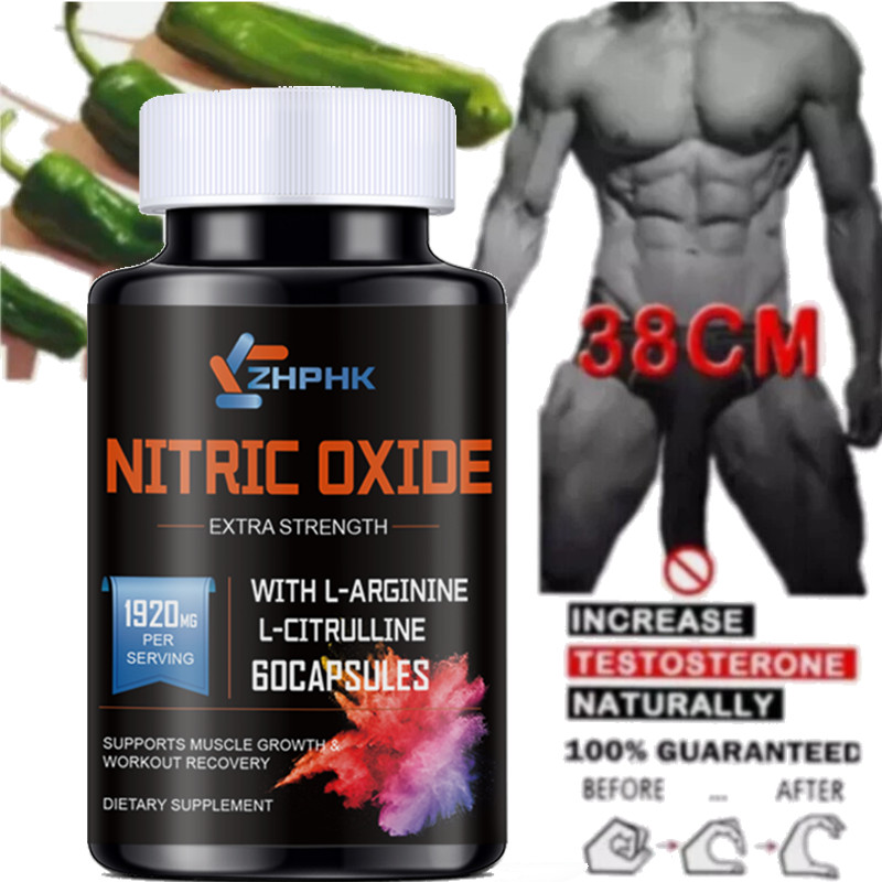 Nitric Oxide & Circulation Booster | L-Arginine,L-Citrulline |Extra Strength