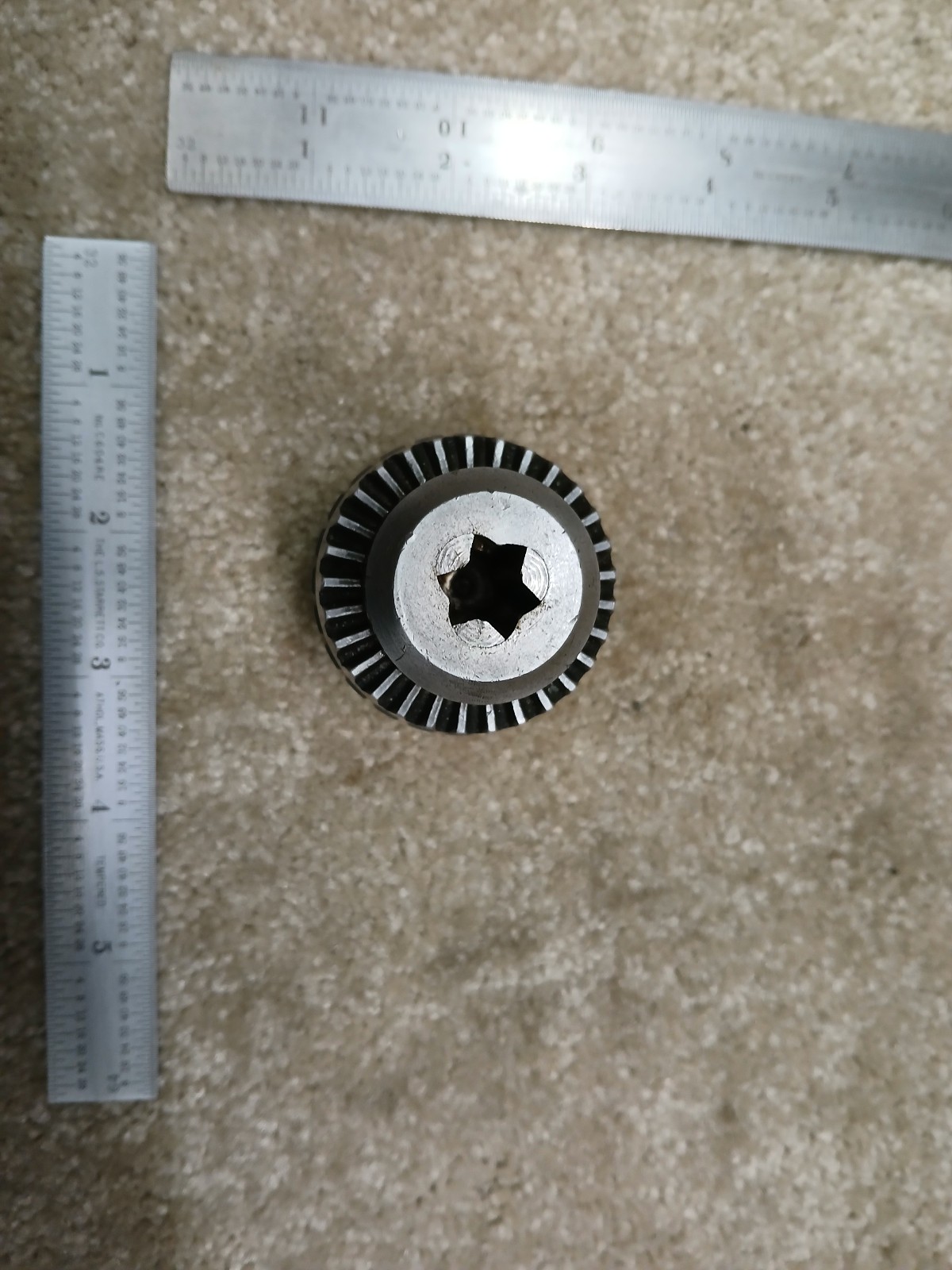 JACOBS 11N BALL BEARING SUPER DRILL CHUCK 0-3/8" 0-10mm CAP JACOBS TAPER #2 JT2