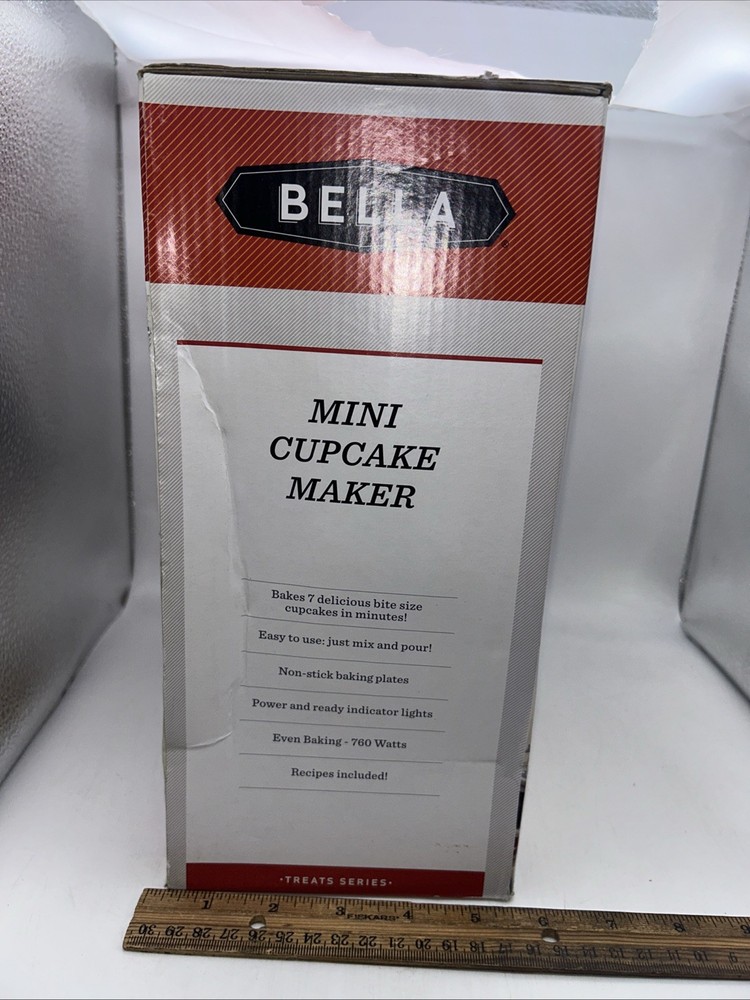 Bella Cucina Mini Cupcake Maker Red Brand