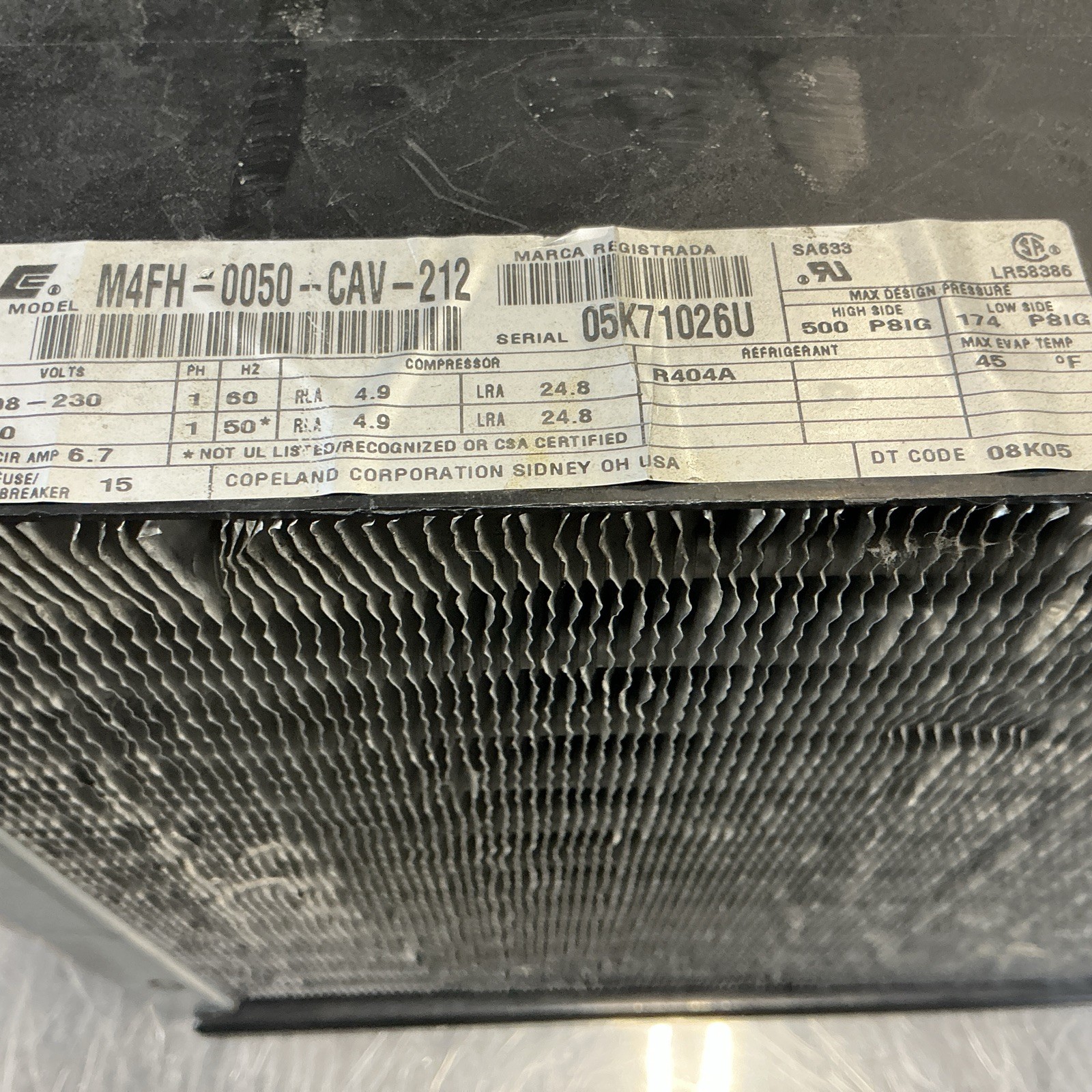 Structural Concepts Condensing Unit HLVD56RSS