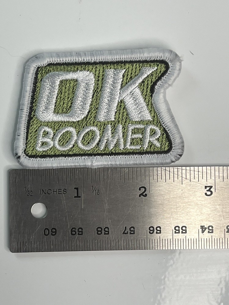 OK Boomer Embroidered 2.5 Inch Patch
