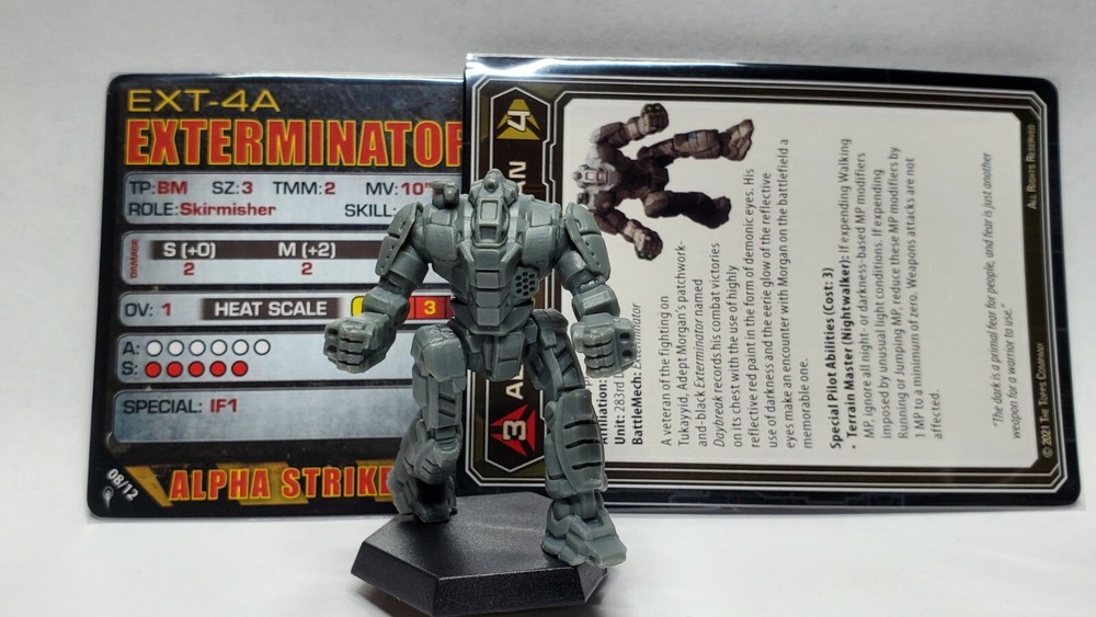 Battletech 1x Exterminator Comstar Force Pack Command level II Catalyst #03