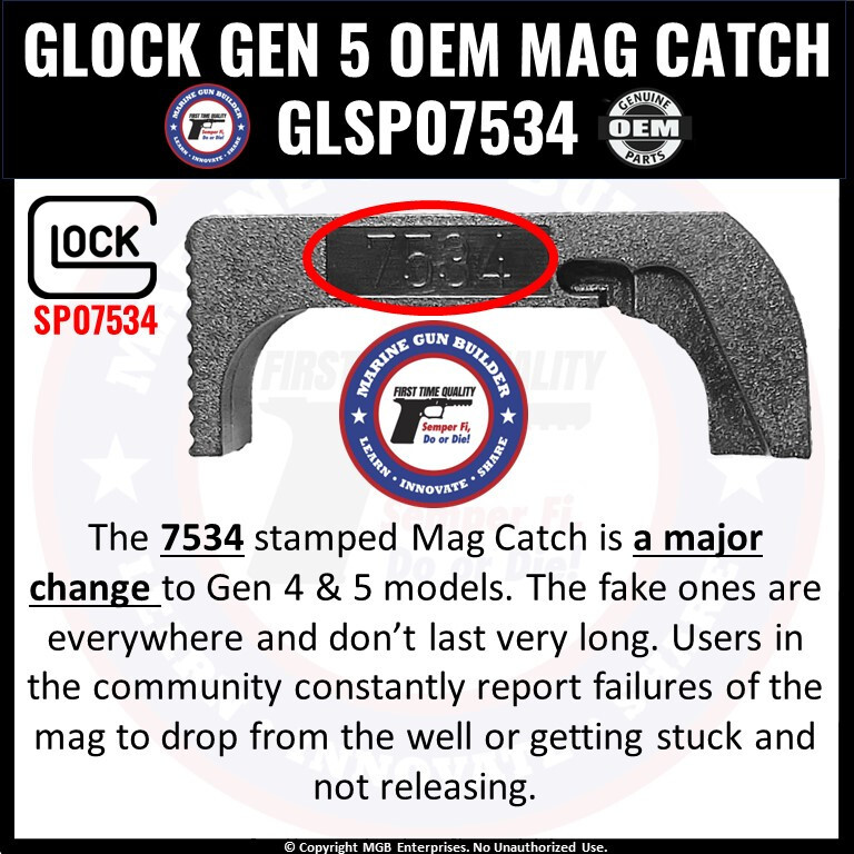 Glock 19 Lower Part Kit Gen 5 OEM G19 LPK Complete