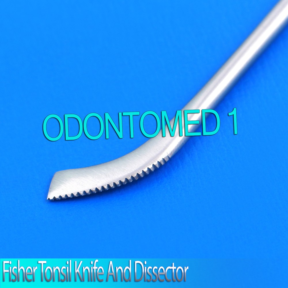Fisher Tonsil Knife and Dissector 8.5", sharp tip Tonsil Instrument