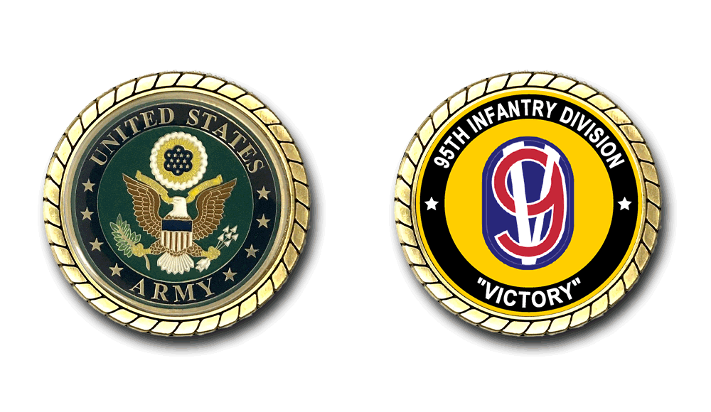 95th Infantry Division "Victory" US Army Challenge Coin