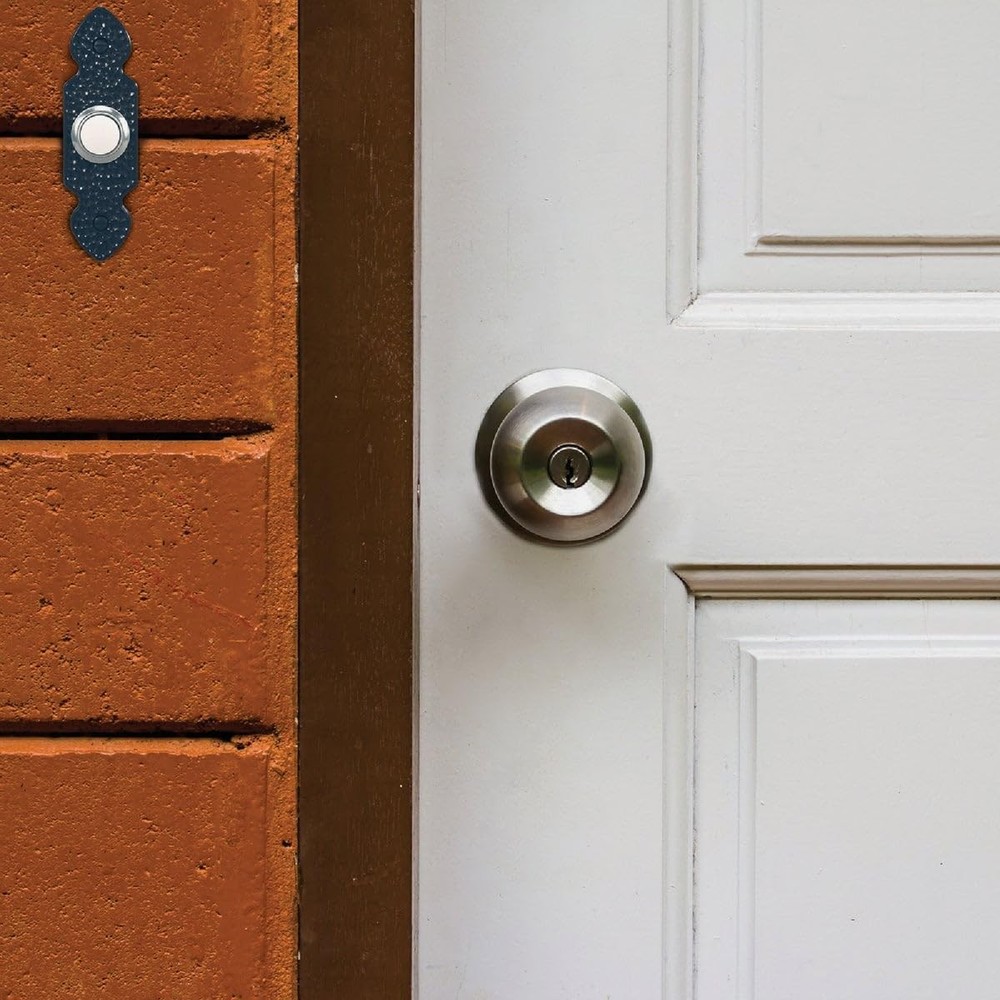 LED Doorbell Push Button No Size, Black