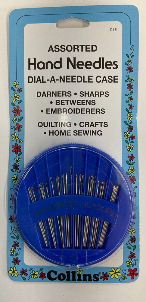 COLLINS #C16 - ASSORTED HAND NEEDLES - DIAL-A-NEEDLE CASE (30 COUNT)