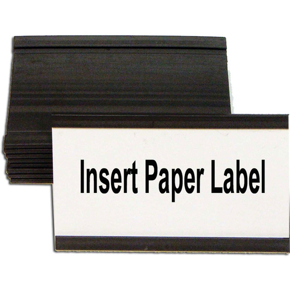 MasterVision Accessory - Data Cards Black 3"x 1-3/4" black 10 pack