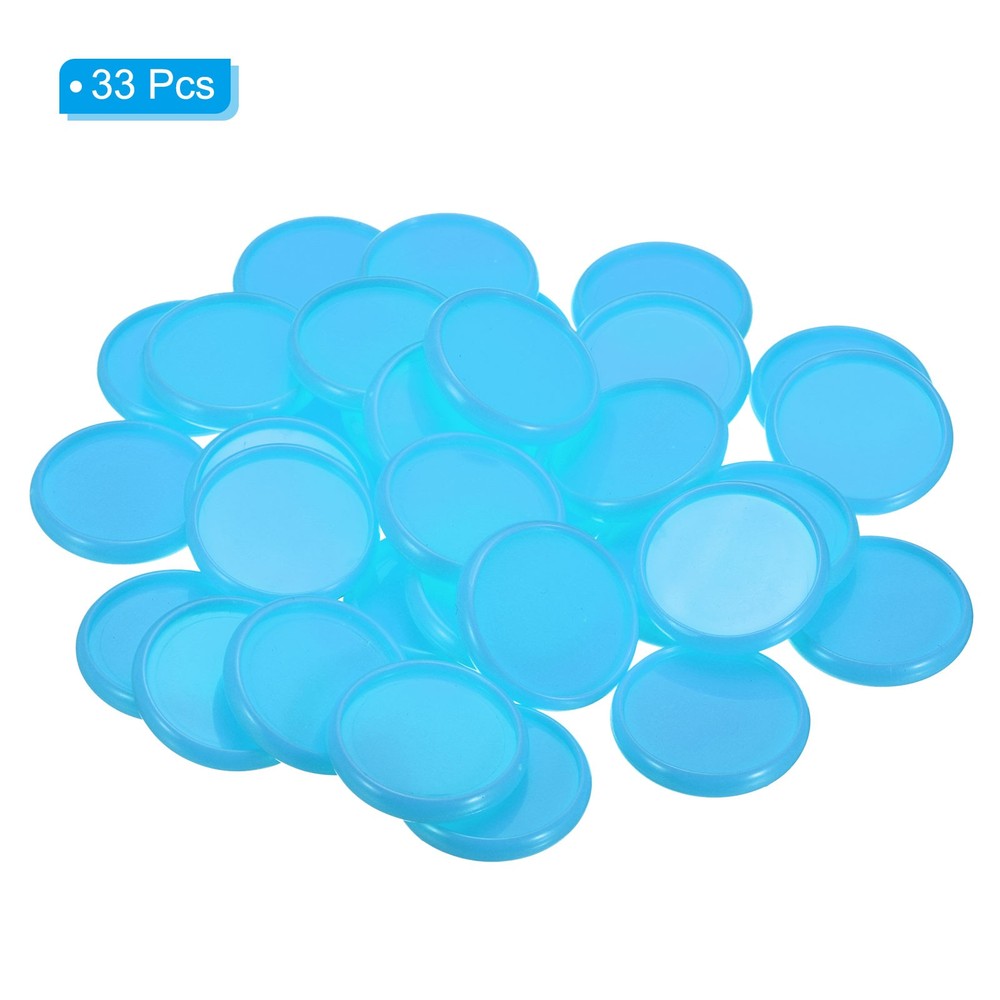 28mm Book Binding Discs 33pcs Discbound Expansion Discs Round, Blue