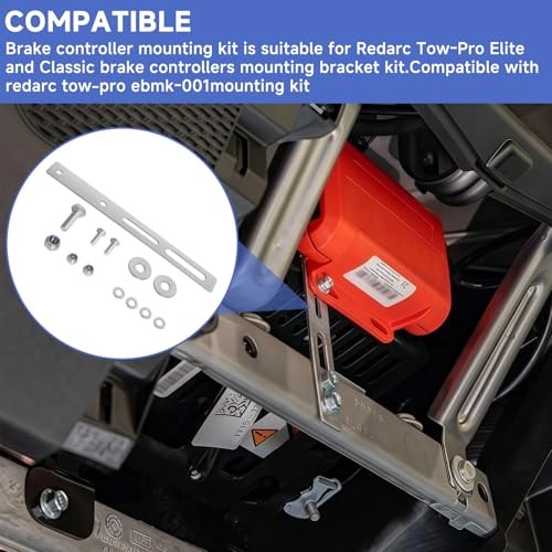 Trailer Brake Controller Mounting Bracket Kit Compatible with Redarc Tow-Pro