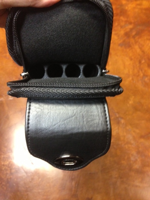 2x4 Pool Cue Case Black Spring Loaded Tubes