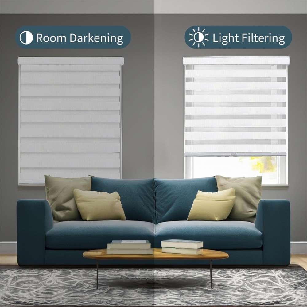 Zebra Blinds, Roller Window Shades, Blinds for Windows, Roller Shades for Win...