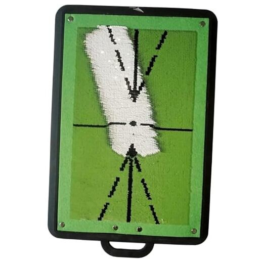 Birdie Mat Pro Premium Swing Training Mat for Analyzing Swing Path and Green