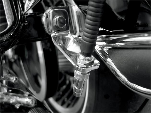 Pingel CB Low Mount Antenna Relocation Kit #62145 Harley Davidson Electra Glide