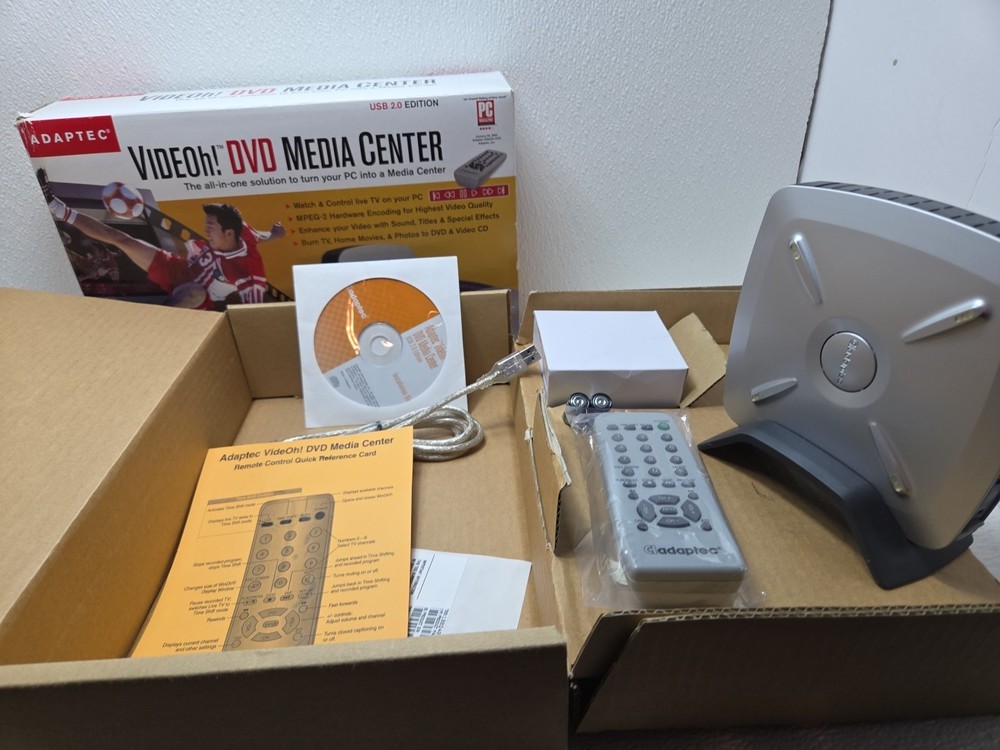 Adaptec AVC-2310 Video Capture Device Complete Bundle w/ Original Box