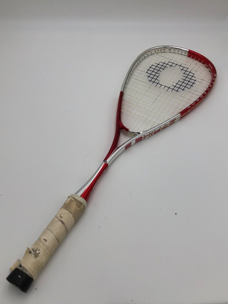 Oliver Squash Racket With Case Metacarbon Power 165 G Strike 5 Red And Silver