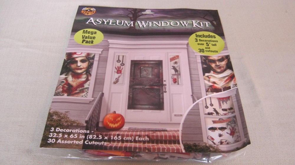 Spirit Halloween ASYLUM Window Kit, Mega Value Pack