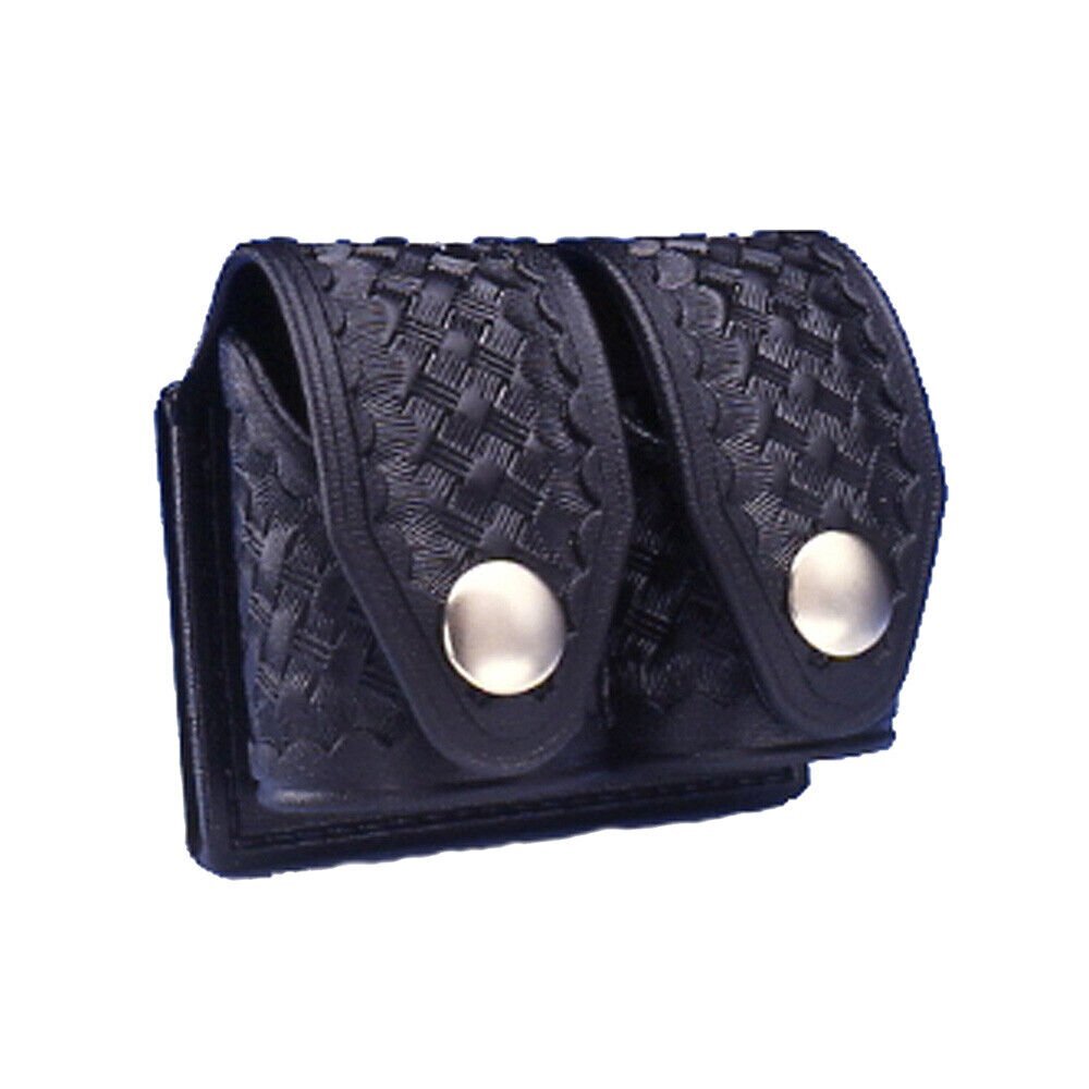 HKS Speedloader Case Large, Basketweave Black 203-BLB