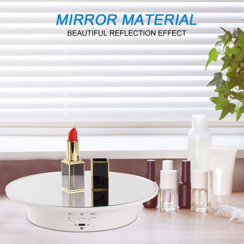 7.87'' Rotating Display Stand Motorized Rotating Display Stand, 22 lbs Load R...