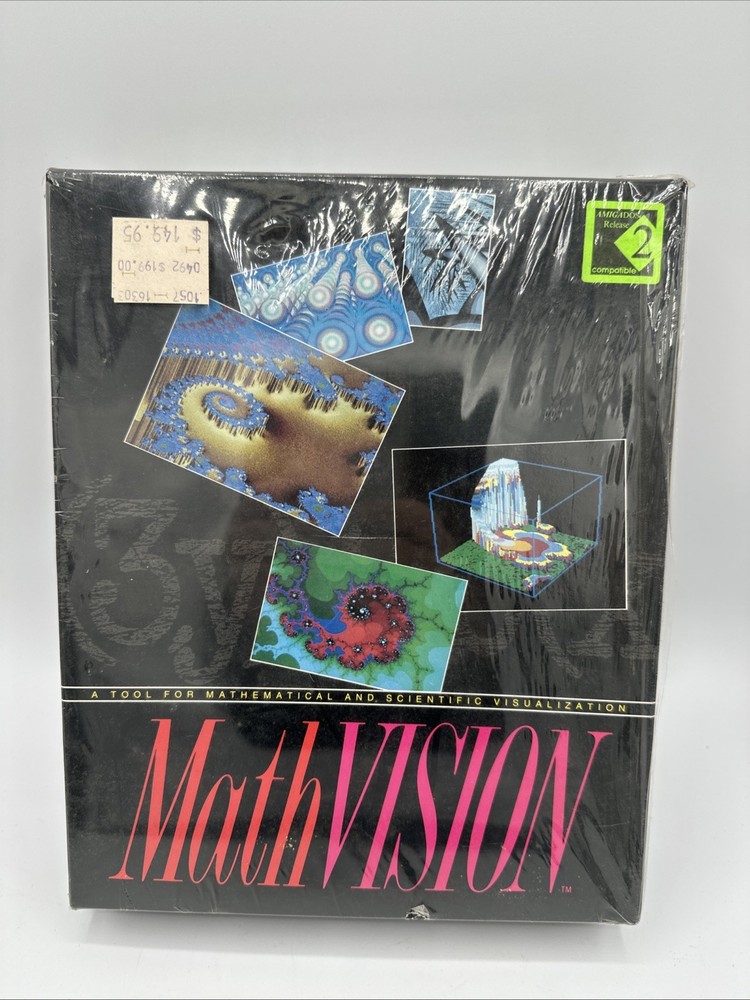 Commodore Amiga MathVISION Sealed CIB