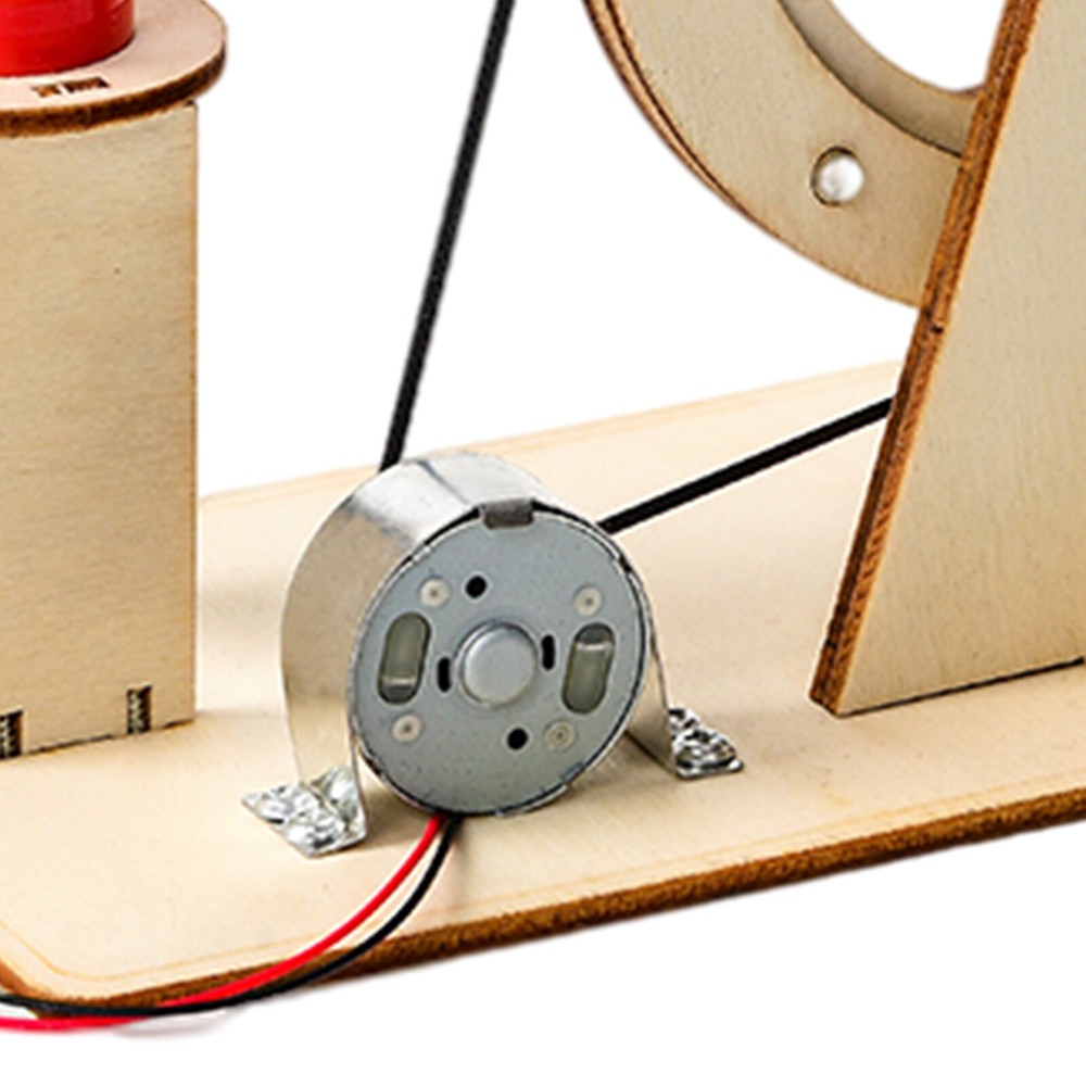 DIY Hand Crank Generator Model Kit Student Physics Experiments Educational Toy