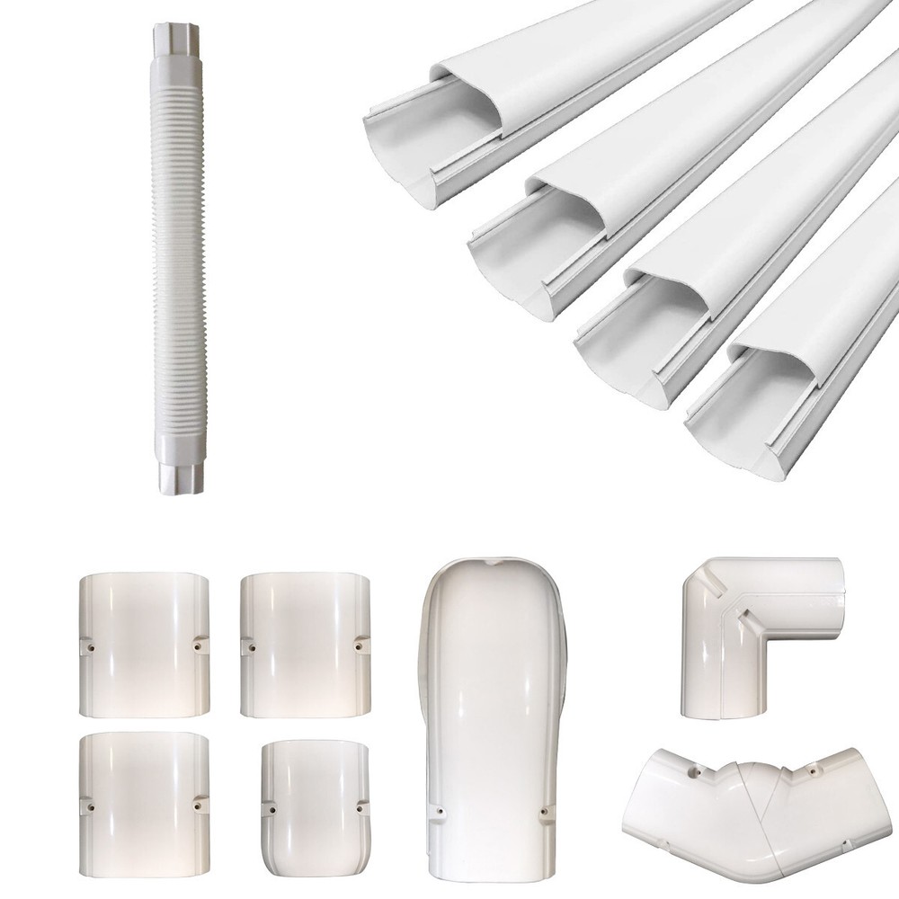 13FT Decorative PVC Slim Line Set Cover Kit for Mini Split Systems